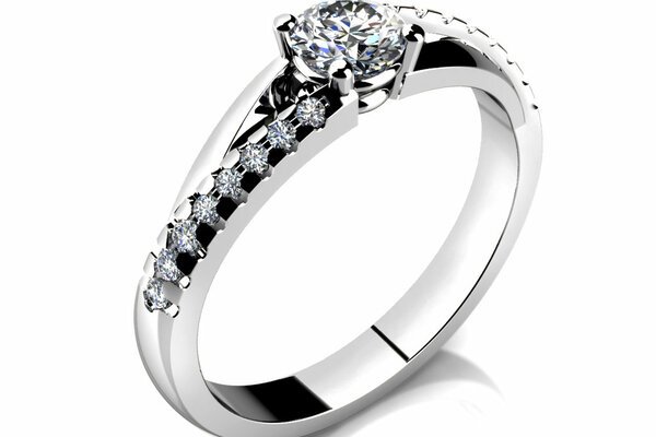 Zásnubní prsten LOVE 074