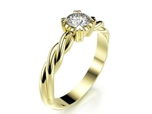 Zásnubní prsten LOVE 077
