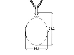 Přívěsek Přívěsek Memory Oval