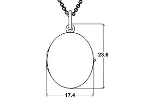 Přívěsek Přívěsek Memory Oval II