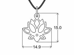 Přívěsek Lotus Flower