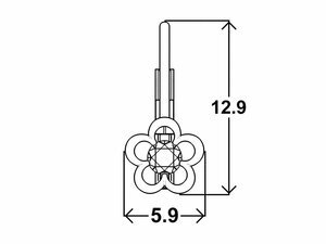 Dětské náušnice EMILY patent