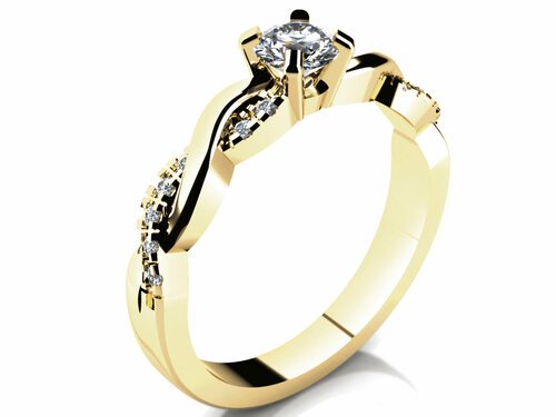 Zásnubní prsten LOVE 084