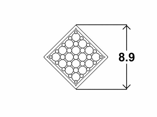 Náušnice Cube