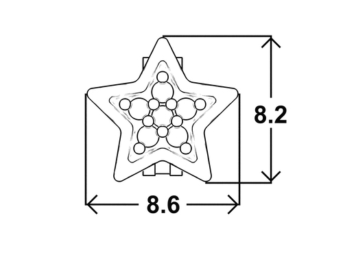Náušnice Star