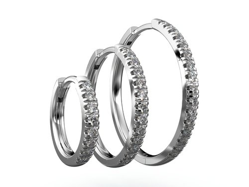 Náušnice Hoops