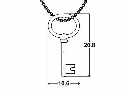 Přívěsek Simple Key