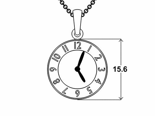 Přívěsek Clock