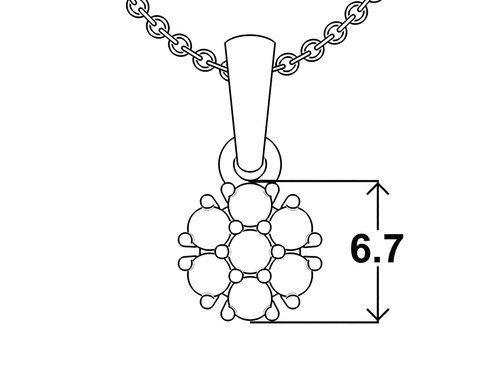 Přívěsek Flower