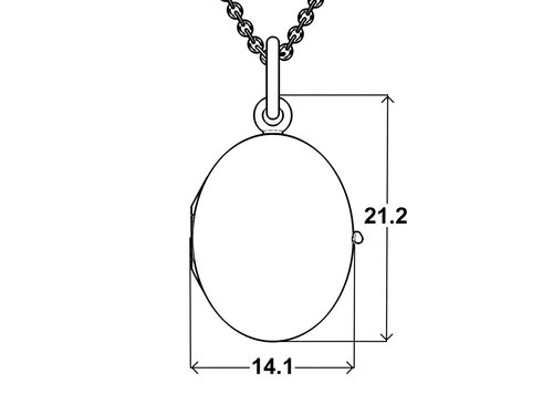 Přívěsek Přívěsek Memory Oval