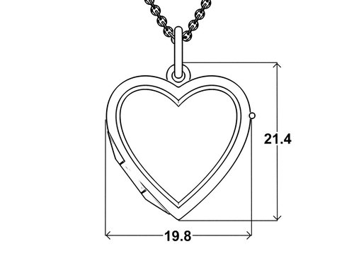 Přívěsek Memory Heart