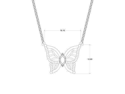 Náhrdelník Papilune