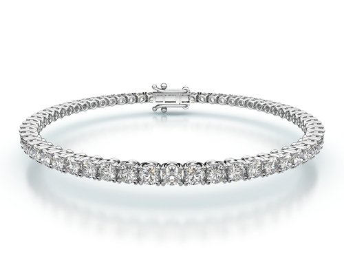 Tenisový náramek s lab grown diamanty