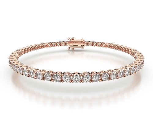 Tenisový náramek s lab grown diamanty