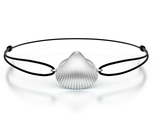 Náramek šňůrkový Shell