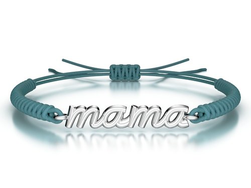 Náramek šňůrkový Mama
