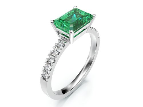 Prsten Joy Emerald Cut