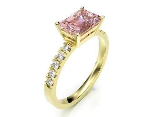 Prsten Joy Emerald Cut