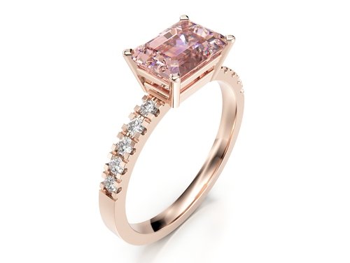 Prsten Joy Emerald Cut