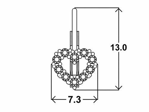 Dětské náušnice STELLA patent