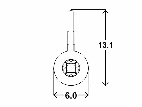 Dětské náušnice AVA patent