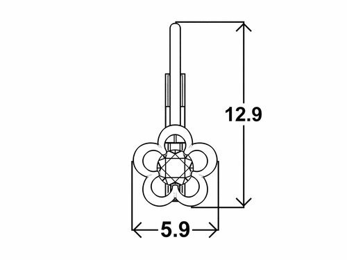 Dětské náušnice EMILY patent