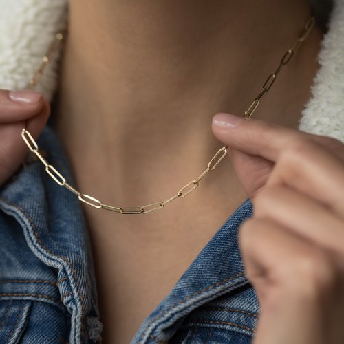 Řetízek Paperclip R090