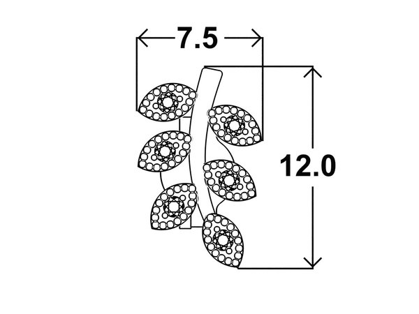 Náušnice Botany