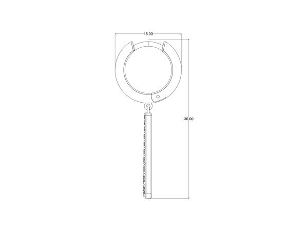 Náušnice Stairline