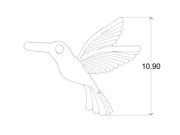 Náušnice Hummingbird