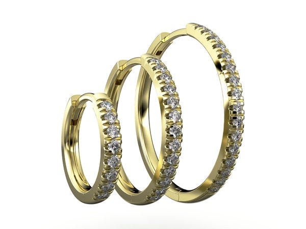 Náušnice Hoops
