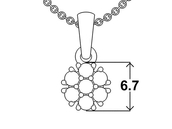 Přívěsek Flower