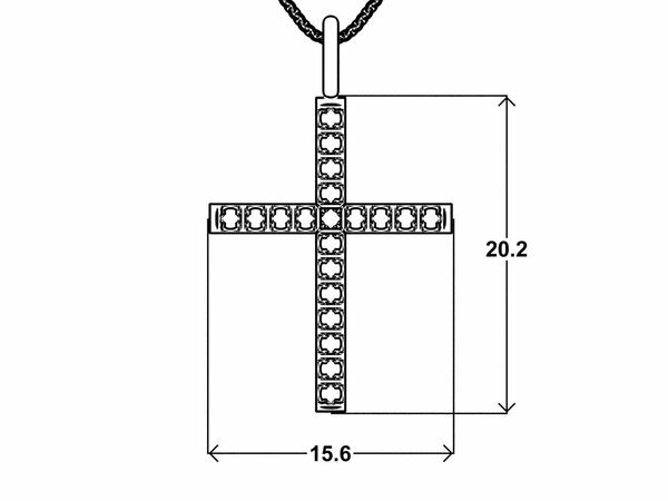 Přívěsek Classic Cross