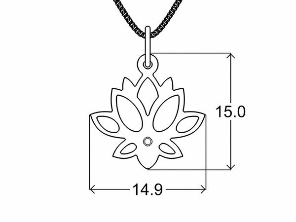 Přívěsek Lotus Flower