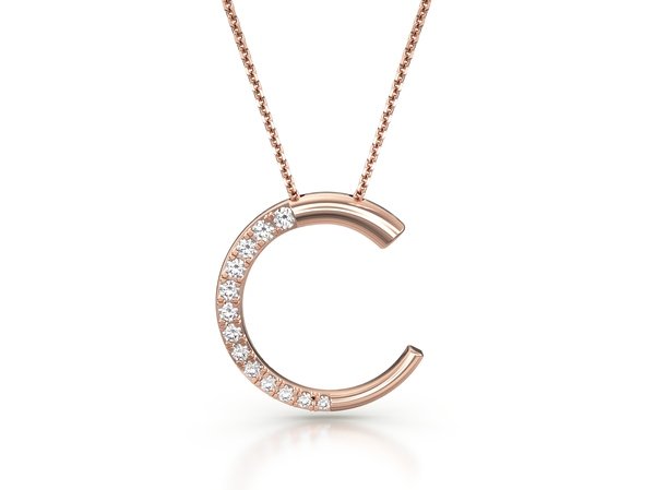 Náhrdelník Spiral with Stones