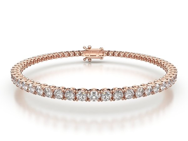 Tenisový náramek s lab grown diamanty