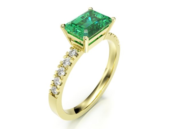 Prsten Joy Emerald Cut