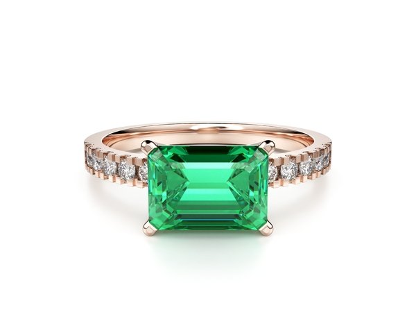 Prsten Joy Emerald Cut