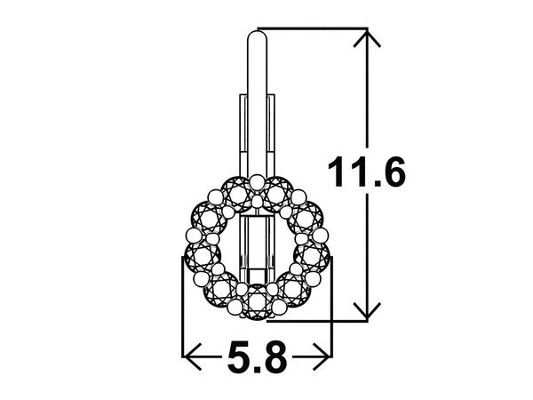 Dětské náušnice EMMA patent