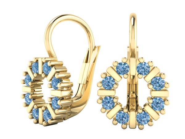 Dětské náušnice SOPHIA patent