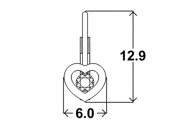 Dětské náušnice LILY patent