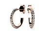 Náušnice Glitter Ring