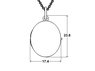 Přívěsek Přívěsek Memory Oval II