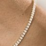 Tenisový náramek s přírodními diamanty