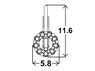 Dětské náušnice EMMA patent