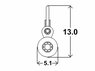 Dětské náušnice ISABELLA patent